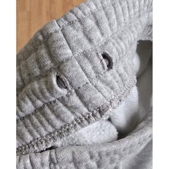 Air Jordan Sweatpants Mens Small Gray Baggy Wide Leg Casual Jumpman Fleece Lined - Picture 6 of 10